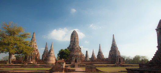 Wat Chai Watthanaram in Ayutthaya,Thailand