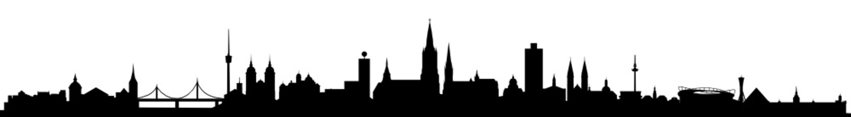 Naklejka premium Skyline Baden-Württemberg