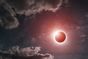 Eclipse on the planet Earth