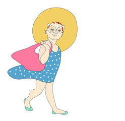 funny little girl and  clothes Collection