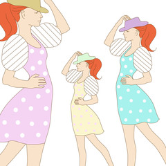 Women's clothing collection,,,, spring summer