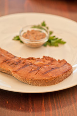 Boiled beef tongue
