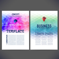 Abstract vector template design, brochure, Web sites