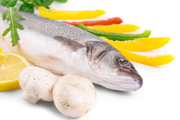 Fresh seabass fish
