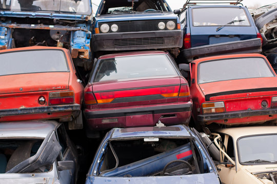 Cars In Junkyard