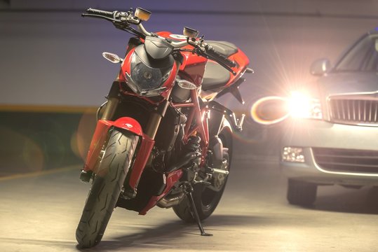 Motorcycle Parking In Garage