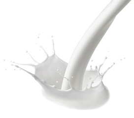 milk splash drop white liquid
