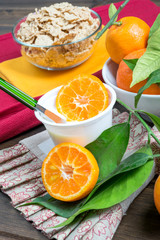 yogurt with orange