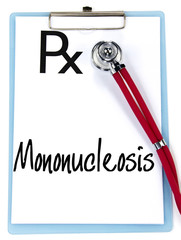 mononucleosis word write on prescription