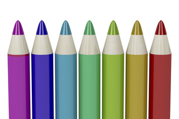 Colorful eye pencils
