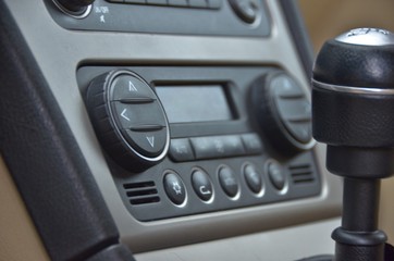 Fototapeta premium Luxury car interior