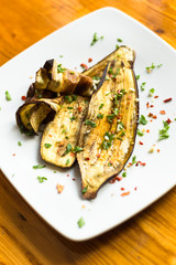 Melanzane grigliate, grilled eggplant