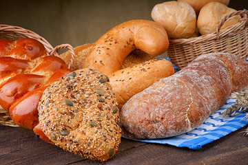 Variety of baked products