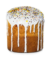 Easter cake isolated on white background