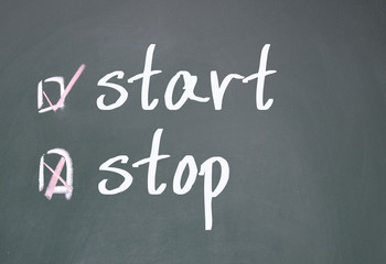 start or stop determine