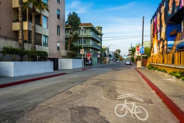 Foto op Plexiglas Los Angeles South Venice Boulevard, in Venice Beach, Los Angeles, Californië