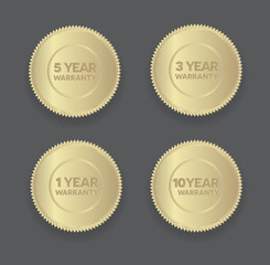 warranty golden badges