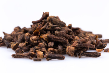 Cloves isolated on white background