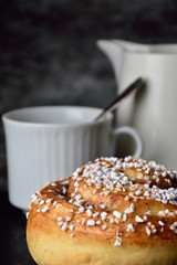 Have a coffee and cinnamon bun moment