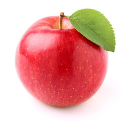 Apple in closeup