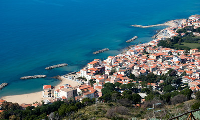 Obraz premium View St. Mary of Castellabate - Salerno - Italy