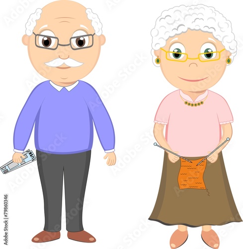 cute grandparents clipart - photo #28