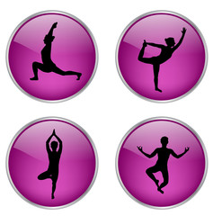 yoga buttons