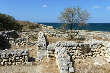 Ancient Greek Chersonesus Taurica near Sevastopol in Crimea.