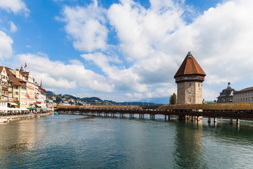 Cityscape of Lucerne old town