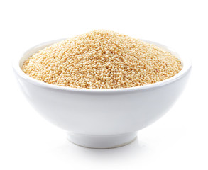 bowl of amaranth seeds