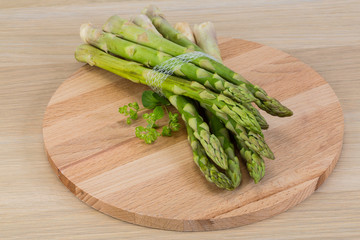 Raw asparagus