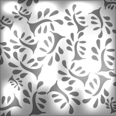 trees on smoky background