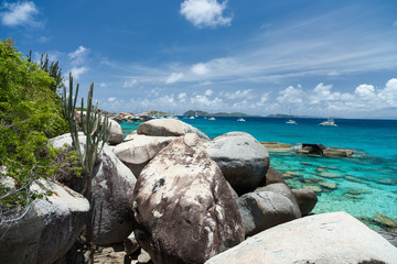 Stunning beach at Caribbean