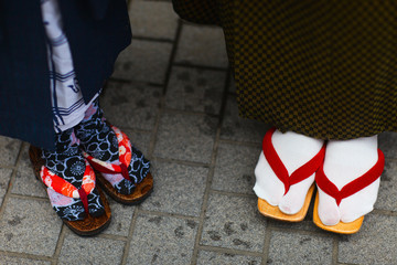 Geta traditional Japanese footwear