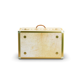 old leather suitcase
