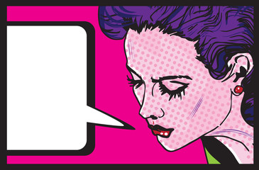 Retro pin-up girl bannners template collection cards posters 