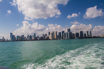 Miami coast.