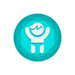 Vector Diamond Button