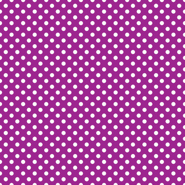 seamless purple polka dot background
