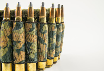 camouflage ammunition belt