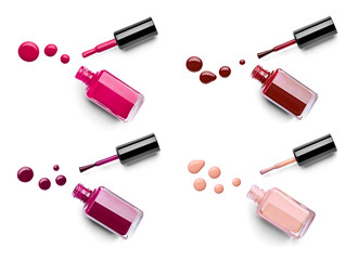 Obraz premium nail polish finger make up beauty cosmetic