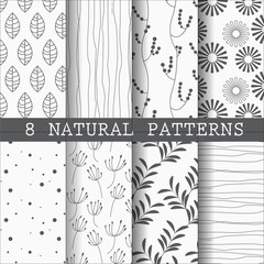 nature seamless patterns