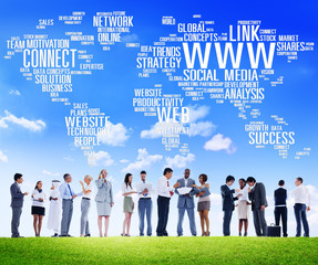 Social Media Internet Connection Global Communications Concept