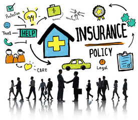 Diversity Business People Insurance Policy Discussion Concept