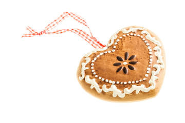 Gingerbread ornament heart