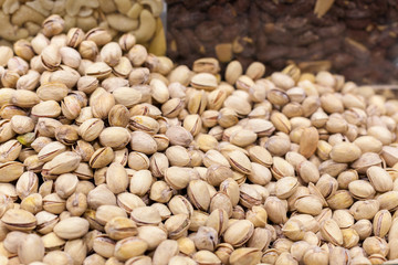 Pistachio at a market stall, La Boqueria Market, Barcelona