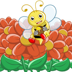 bee in the park