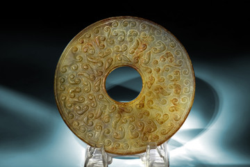 Antique Chinese Jade Bi.