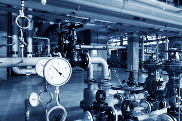 Thermal power plant piping and instrumentation,