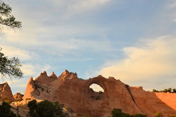 Window Rock, capitol of Navajo Nation